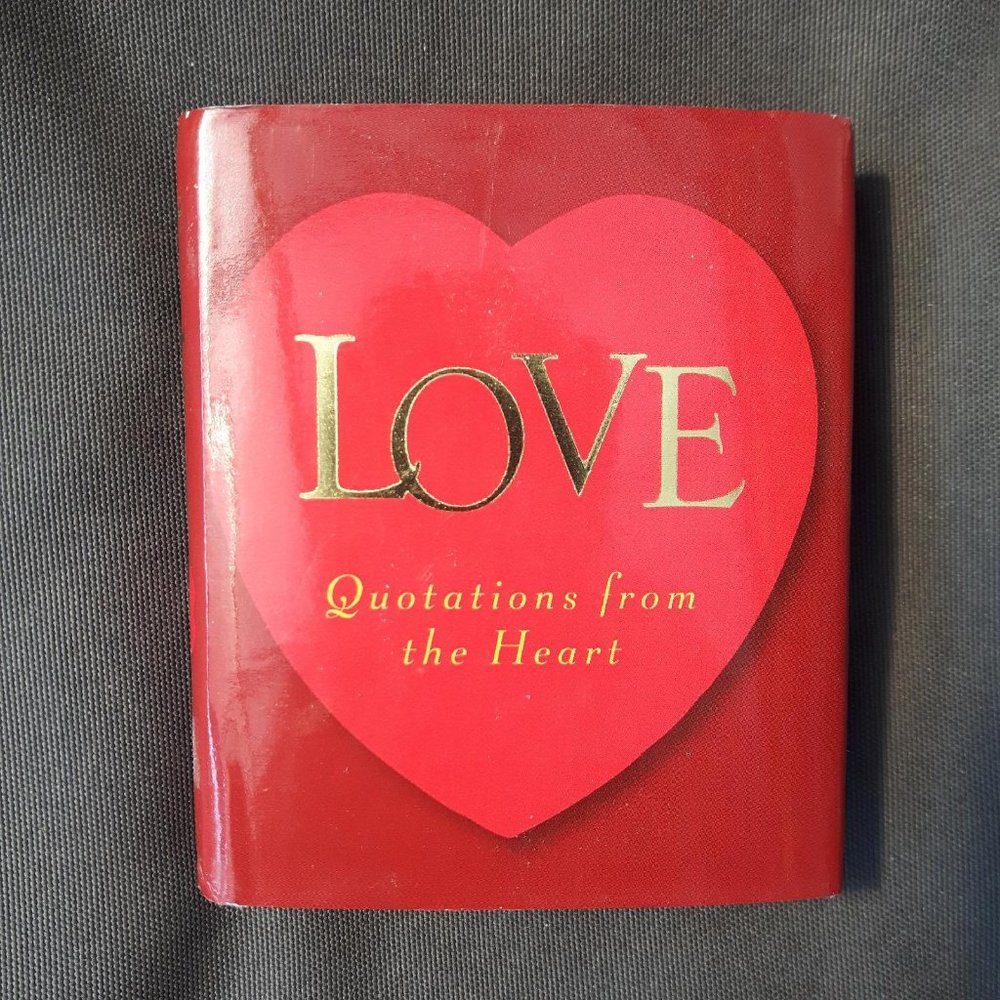 💥3/$25💥 Love: Quotations from the Heart Mini Hardcover book Judith Osbourne